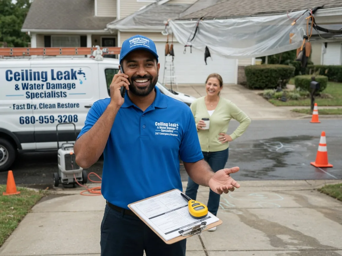 Ceiling Leak Cleanup Darlington, IN FAQs